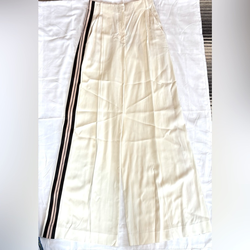 Rachel Zoe NWT ivory wide leg pants